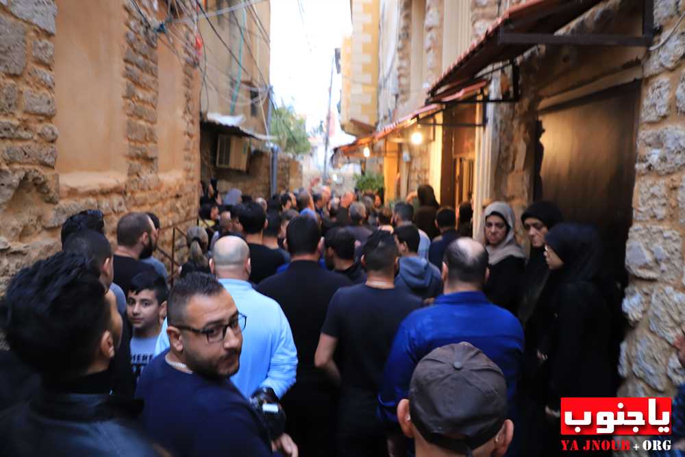 مدينة صور شيعت فقيد الشباب الغالي المرحوم احمد السماحي بمأتم حاشد