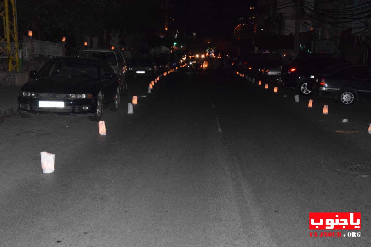  بالصور أجواء ليلة ١٥ شعبان ولادة الإمام المهدي ع من مدينة صور 