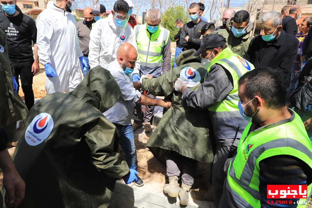 بلدة طيردبا شيعت المرحومة الحاجة خديجة سليمان فقيه 