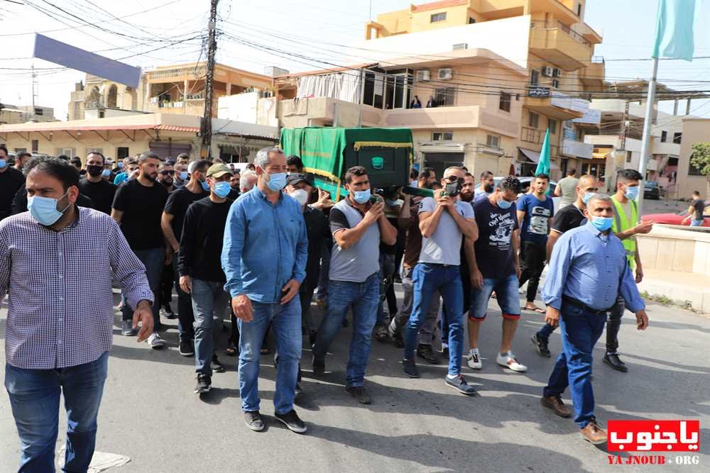 تشييع المرحوم الحاج محمود أحمد شهاب ( أبو ياسر) في بلدة معركة