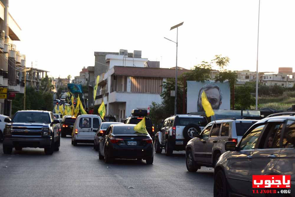 مسيرة سيارة لحزب الله بمناسبة عيد المقاومة و التحرير ٢٥ ايار  بلدة طيردبا الجنوبية  