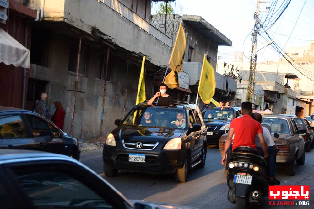 مسيرة سيارة لحزب الله بمناسبة عيد المقاومة و التحرير ٢٥ ايار  بلدة طيردبا الجنوبية  