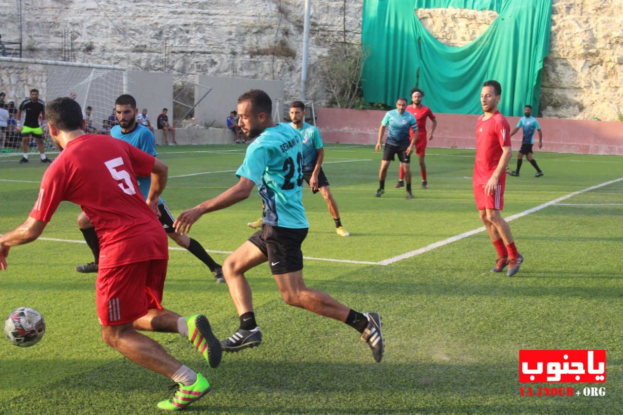 مباراة الدور النصف النهائي لمهرجان الإمام الصدر الثالث عشر الرياضي في بلدة السكسكية 