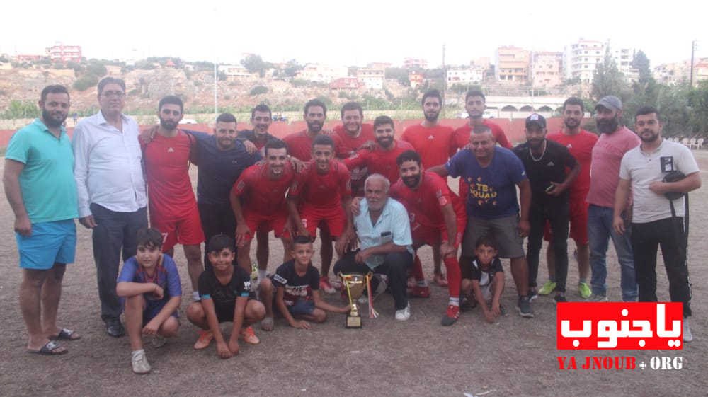 نهائي المهرجان الرياضي في كرة القدم لرابطة جمهور نادي العهد في بلدة عدلون