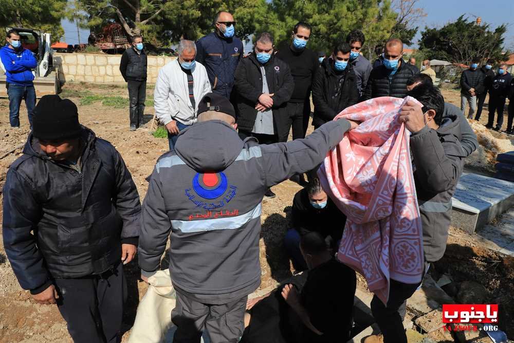 بلدة طيردبا الجنوبية شيعت المرحومة الحاجة أمان الشيخ علي مغنية 