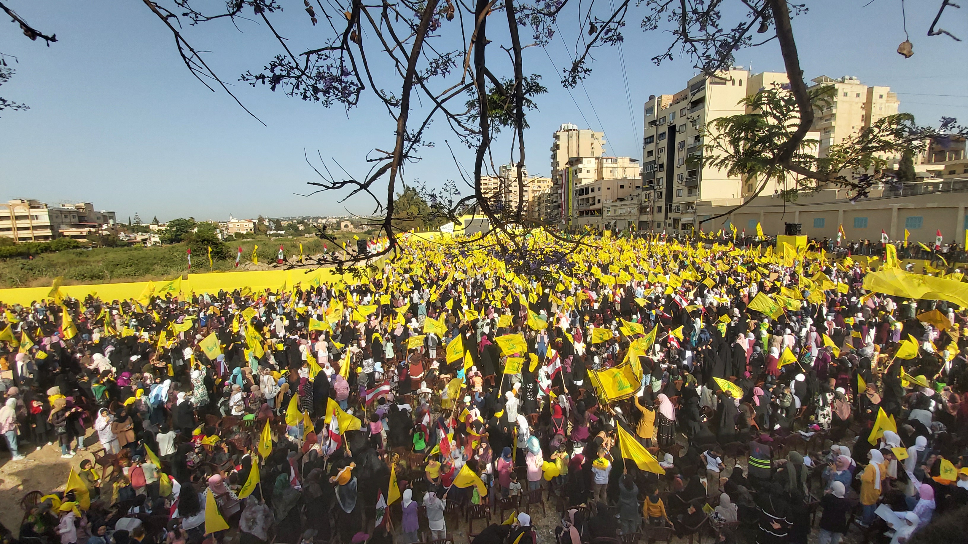 بالصور المهرجان الإنتخابي الذي اقامه حزب الله اليوم في صور _ تصوير وسام حسن موقع يا جنوب.أورغ ٢٠٢٢