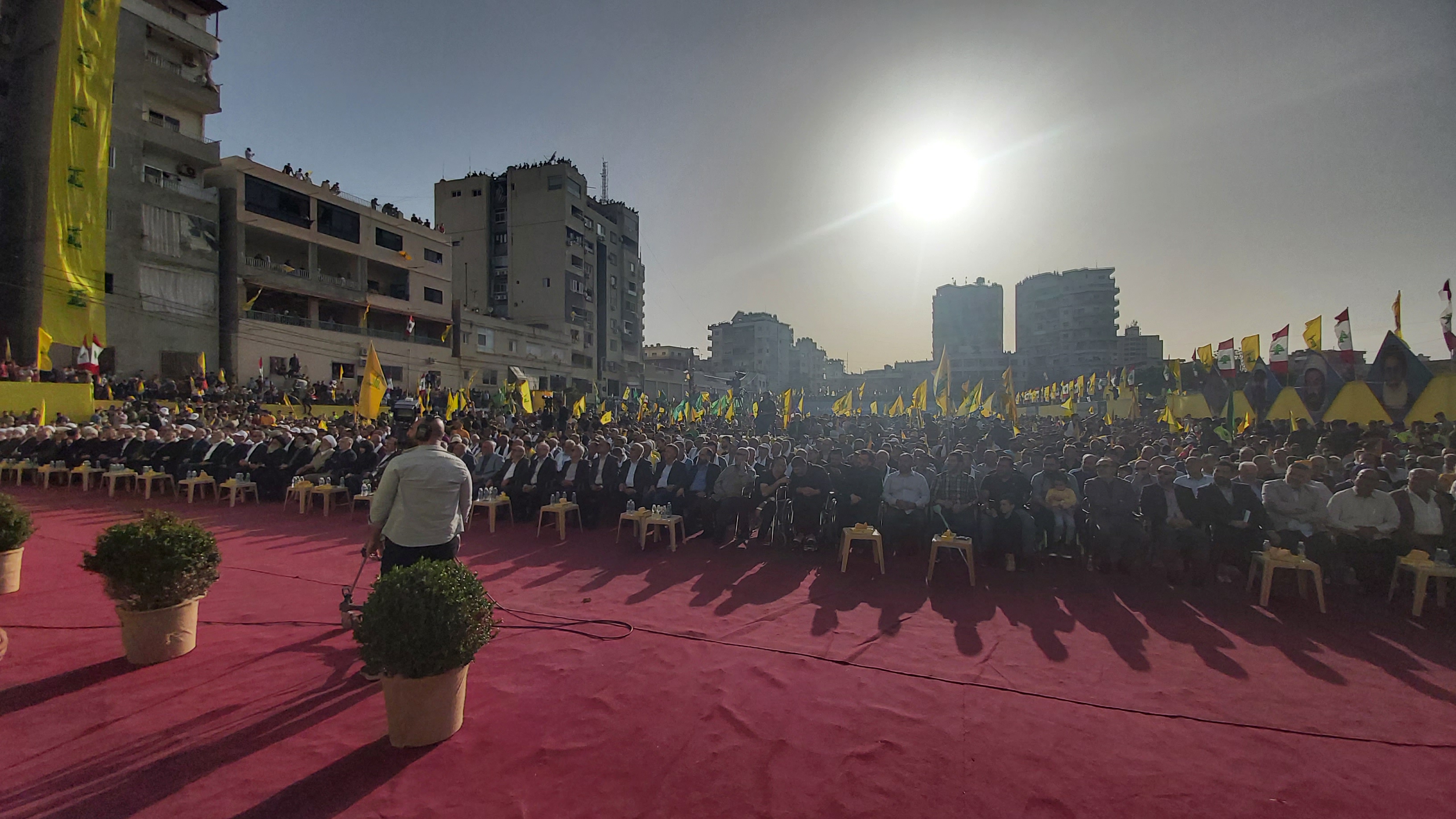 بالصور المهرجان الإنتخابي الذي اقامه حزب الله اليوم في صور _ تصوير وسام حسن موقع يا جنوب.أورغ ٢٠٢٢