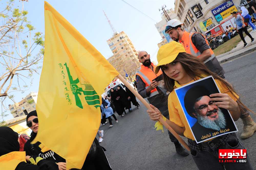 بالصور المهرجان الإنتخابي الذي اقامه حزب الله اليوم في صور _ تصوير وسام حسن موقع يا جنوب.أورغ ٢٠٢٢