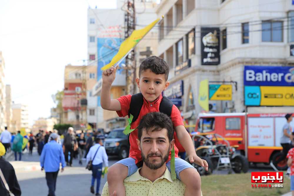 بالصور المهرجان الإنتخابي الذي اقامه حزب الله اليوم في صور _ تصوير وسام حسن موقع يا جنوب.أورغ ٢٠٢٢