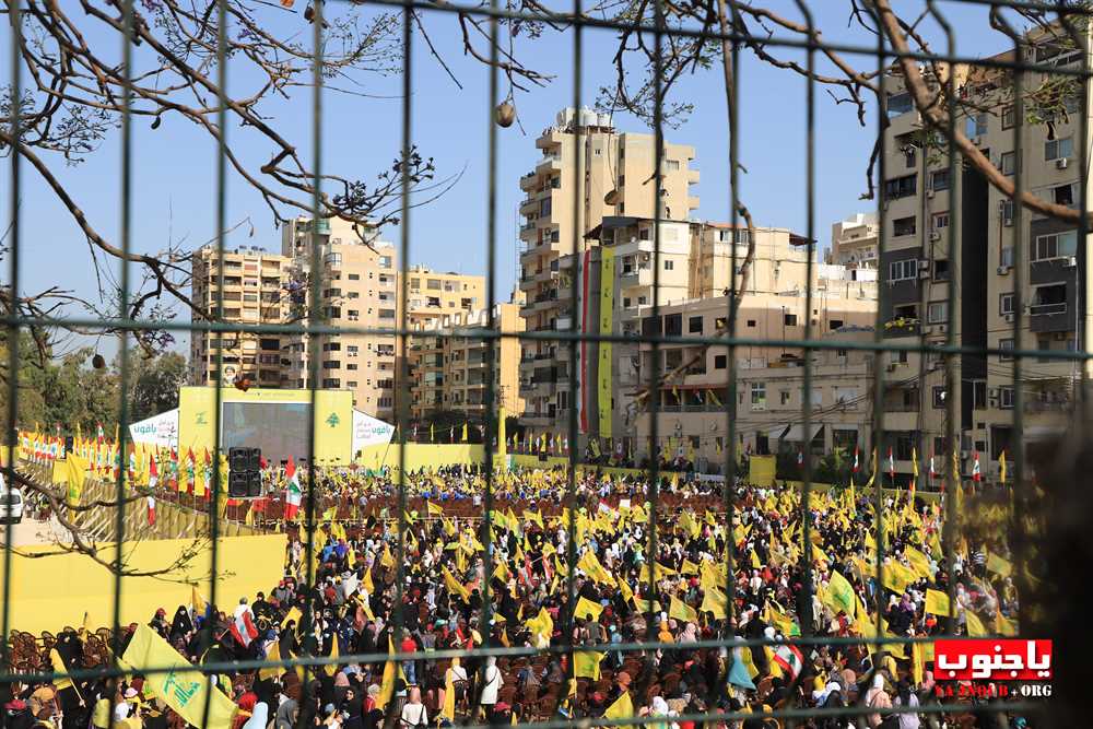 بالصور المهرجان الإنتخابي الذي اقامه حزب الله اليوم في صور _ تصوير وسام حسن موقع يا جنوب.أورغ ٢٠٢٢