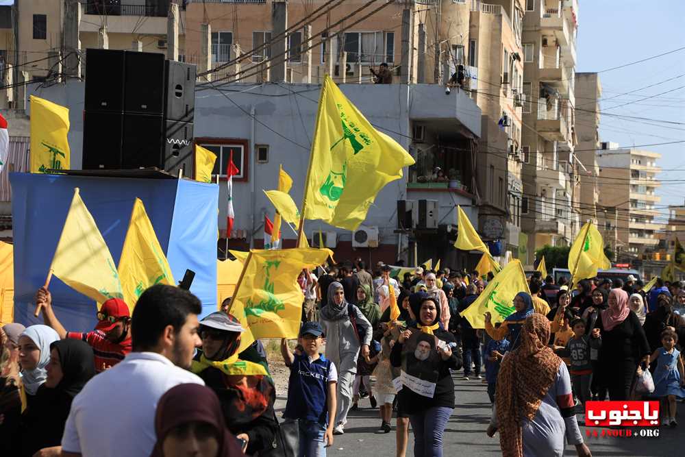 بالصور المهرجان الإنتخابي الذي اقامه حزب الله اليوم في صور _ تصوير وسام حسن موقع يا جنوب.أورغ ٢٠٢٢