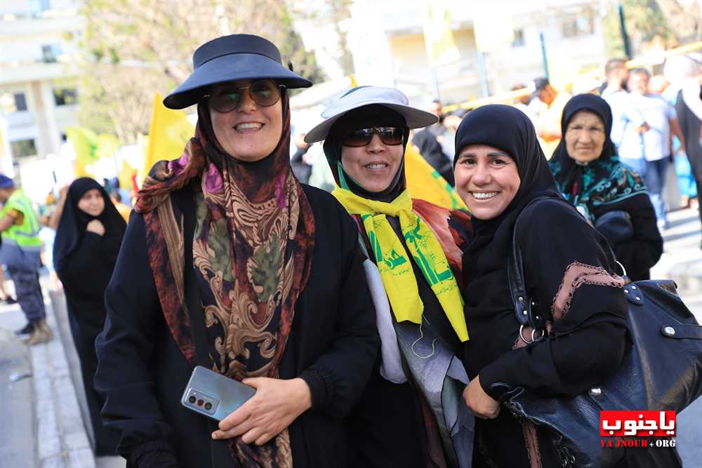 بالصور المهرجان الإنتخابي الذي اقامه حزب الله اليوم في صور _ تصوير وسام حسن موقع يا جنوب.أورغ ٢٠٢٢