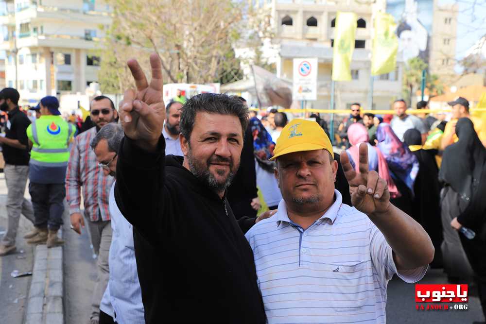 بالصور المهرجان الإنتخابي الذي اقامه حزب الله اليوم في صور _ تصوير وسام حسن موقع يا جنوب.أورغ ٢٠٢٢