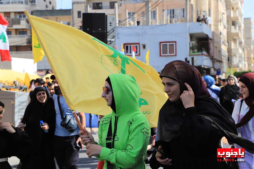 بالصور المهرجان الإنتخابي الذي اقامه حزب الله اليوم في صور _ تصوير وسام حسن موقع يا جنوب.أورغ ٢٠٢٢