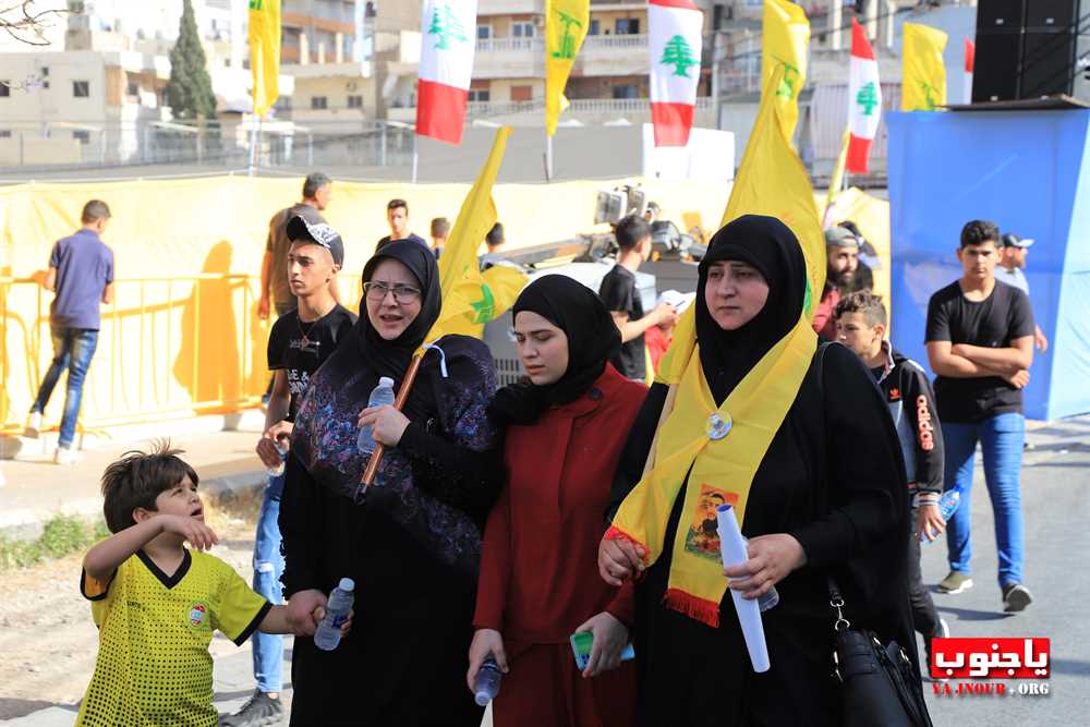 بالصور المهرجان الإنتخابي الذي اقامه حزب الله اليوم في صور _ تصوير وسام حسن موقع يا جنوب.أورغ ٢٠٢٢