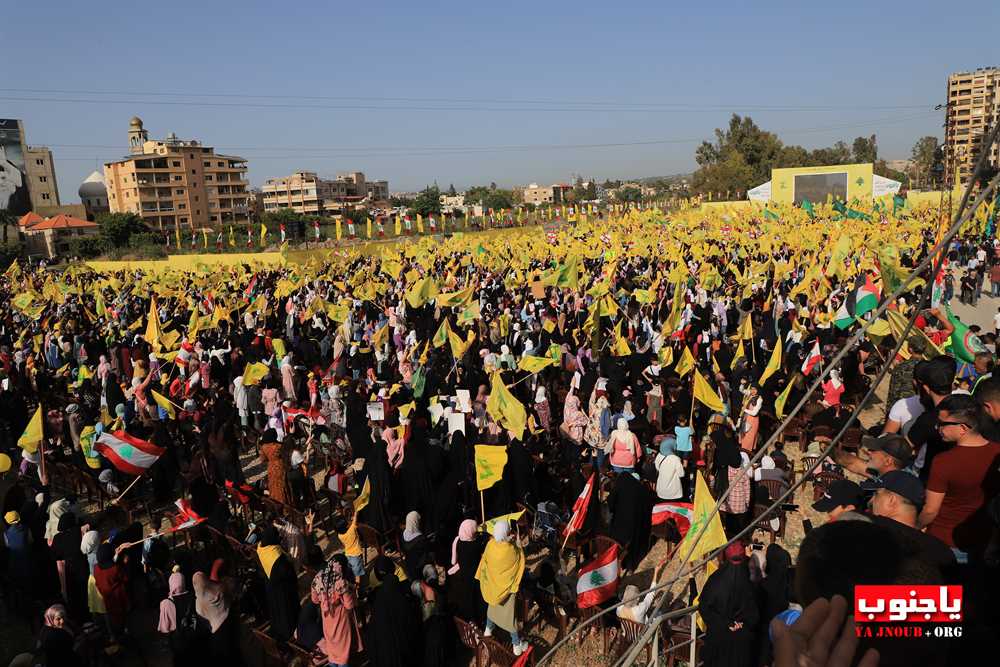 بالصور المهرجان الإنتخابي الذي اقامه حزب الله اليوم في صور _ تصوير وسام حسن موقع يا جنوب.أورغ ٢٠٢٢