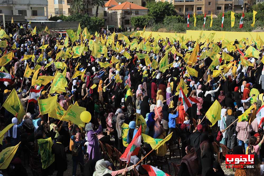 بالصور المهرجان الإنتخابي الذي اقامه حزب الله اليوم في صور _ تصوير وسام حسن موقع يا جنوب.أورغ ٢٠٢٢