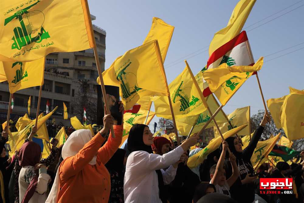 بالصور المهرجان الإنتخابي الذي اقامه حزب الله اليوم في صور _ تصوير وسام حسن موقع يا جنوب.أورغ ٢٠٢٢