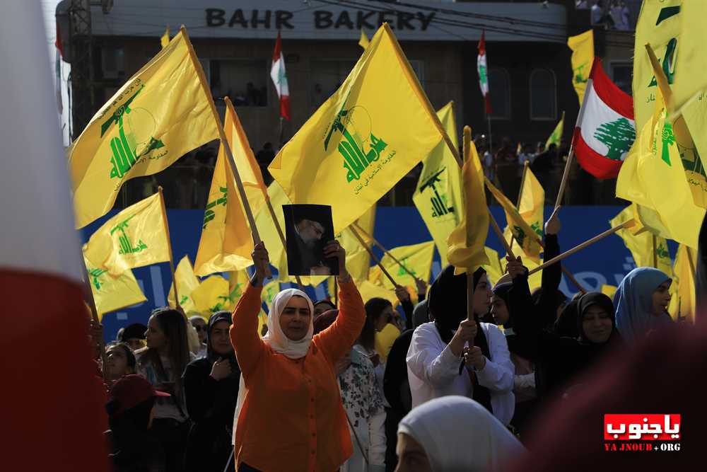 بالصور المهرجان الإنتخابي الذي اقامه حزب الله اليوم في صور _ تصوير وسام حسن موقع يا جنوب.أورغ ٢٠٢٢