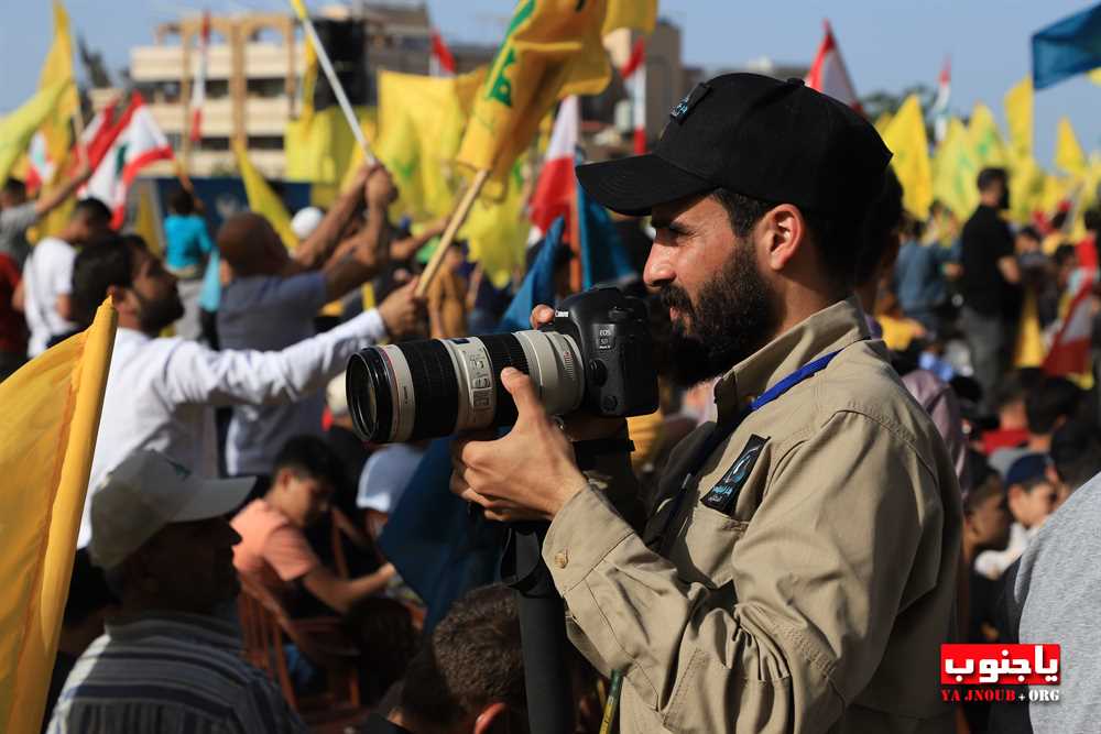 بالصور المهرجان الإنتخابي الذي اقامه حزب الله اليوم في صور _ تصوير وسام حسن موقع يا جنوب.أورغ ٢٠٢٢