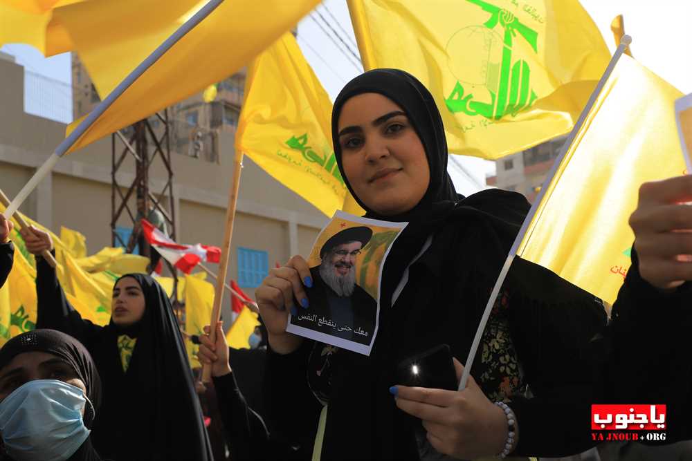 بالصور المهرجان الإنتخابي الذي اقامه حزب الله اليوم في صور _ تصوير وسام حسن موقع يا جنوب.أورغ ٢٠٢٢