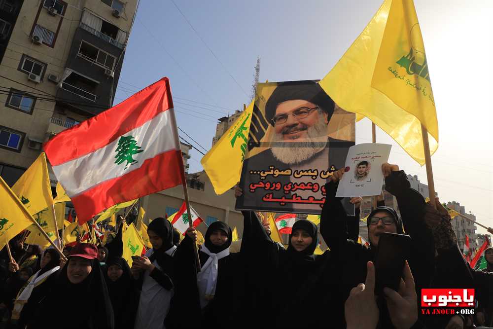 بالصور المهرجان الإنتخابي الذي اقامه حزب الله اليوم في صور _ تصوير وسام حسن موقع يا جنوب.أورغ ٢٠٢٢