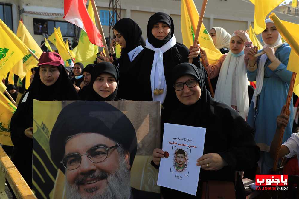 بالصور المهرجان الإنتخابي الذي اقامه حزب الله اليوم في صور _ تصوير وسام حسن موقع يا جنوب.أورغ ٢٠٢٢