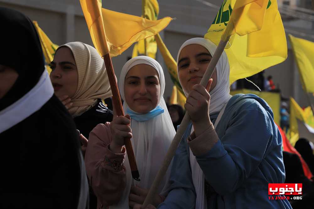 بالصور المهرجان الإنتخابي الذي اقامه حزب الله اليوم في صور _ تصوير وسام حسن موقع يا جنوب.أورغ ٢٠٢٢