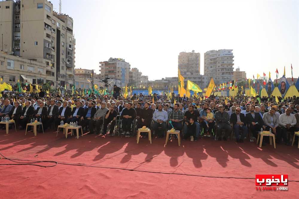 بالصور المهرجان الإنتخابي الذي اقامه حزب الله اليوم في صور _ تصوير وسام حسن موقع يا جنوب.أورغ ٢٠٢٢. مجموعة صور رقم ٢