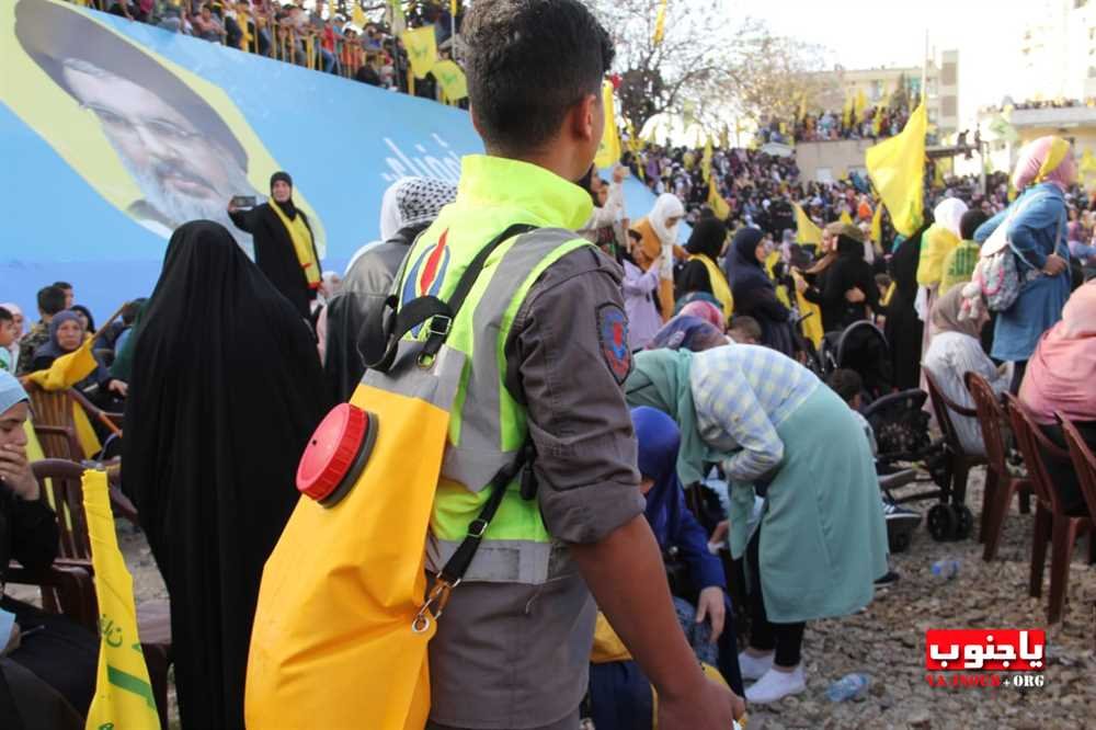 بالصور المهرجان الإنتخابي الذي اقامه حزب الله اليوم في صور _ تصوير حوراء مغنية  موقع يا جنوب.أورغ ٢٠٢٢. مجموعة صور رقم ٣