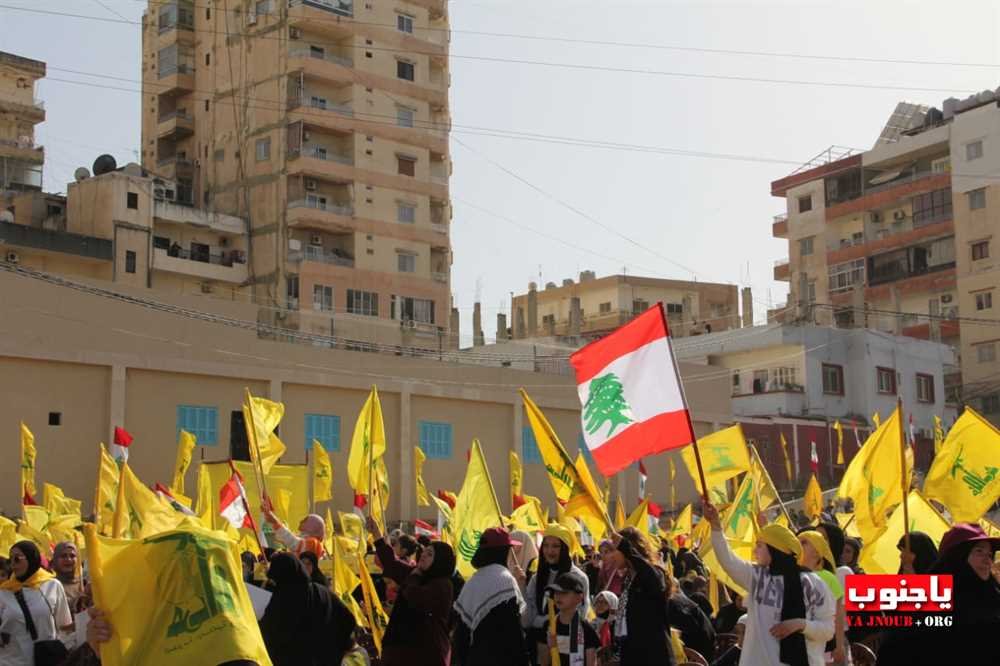 بالصور المهرجان الإنتخابي الذي اقامه حزب الله اليوم في صور _ تصوير حوراء مغنية  موقع يا جنوب.أورغ ٢٠٢٢. مجموعة صور رقم ٣