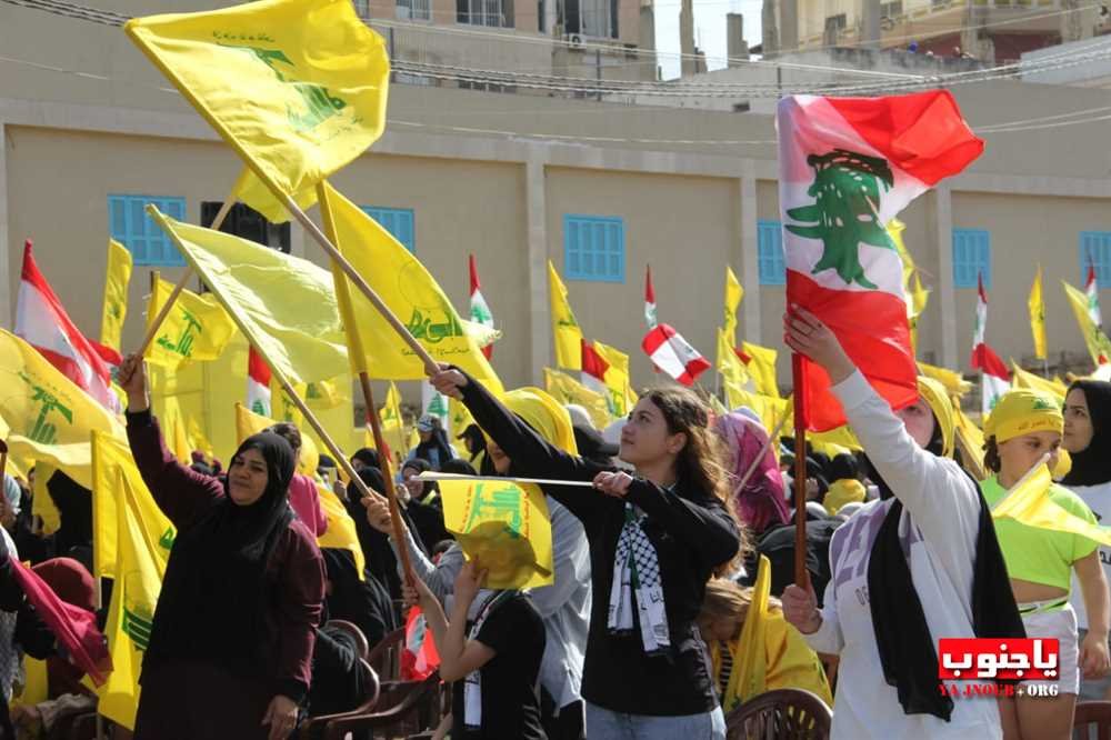 بالصور المهرجان الإنتخابي الذي اقامه حزب الله اليوم في صور _ تصوير حوراء مغنية  موقع يا جنوب.أورغ ٢٠٢٢. مجموعة صور رقم ٣