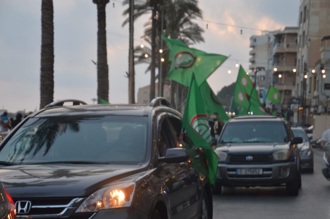 جماهير امل احتفلت بإنتخاب الرئيس بري بولاية سابعة في مدينة صور 