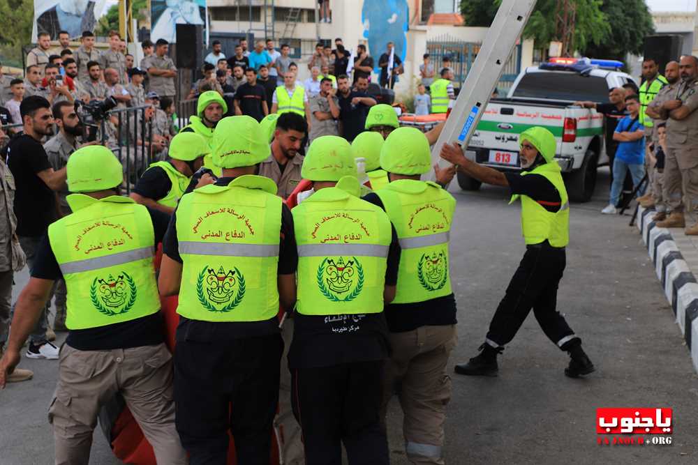 مناورة لجمعية الرسالة للإسعاف الصحي مركز طيردبا التطوعي تحت عنوان تفان و إيثار