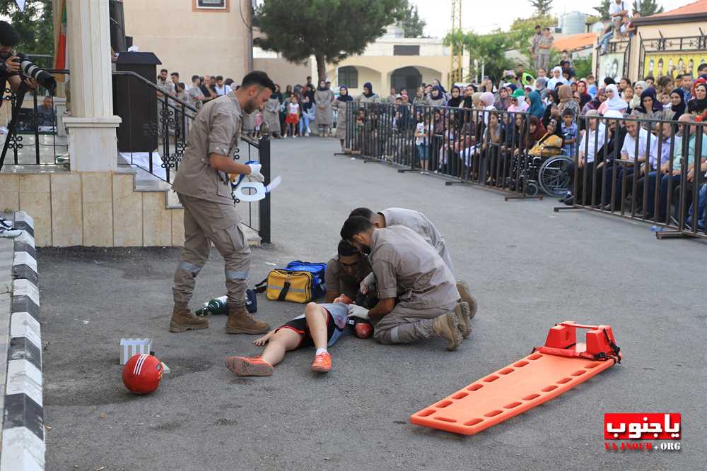 مناورة لجمعية الرسالة للإسعاف الصحي مركز طيردبا التطوعي تحت عنوان تفان و إيثار