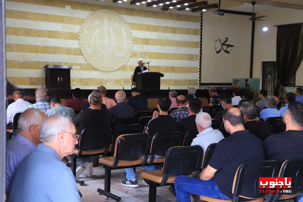  طيردبا : ثالث الفقيد الغالي المرحوم الدكتور ابراهيم اسماعيل جابر  في حسينية بلدة طيردبا 