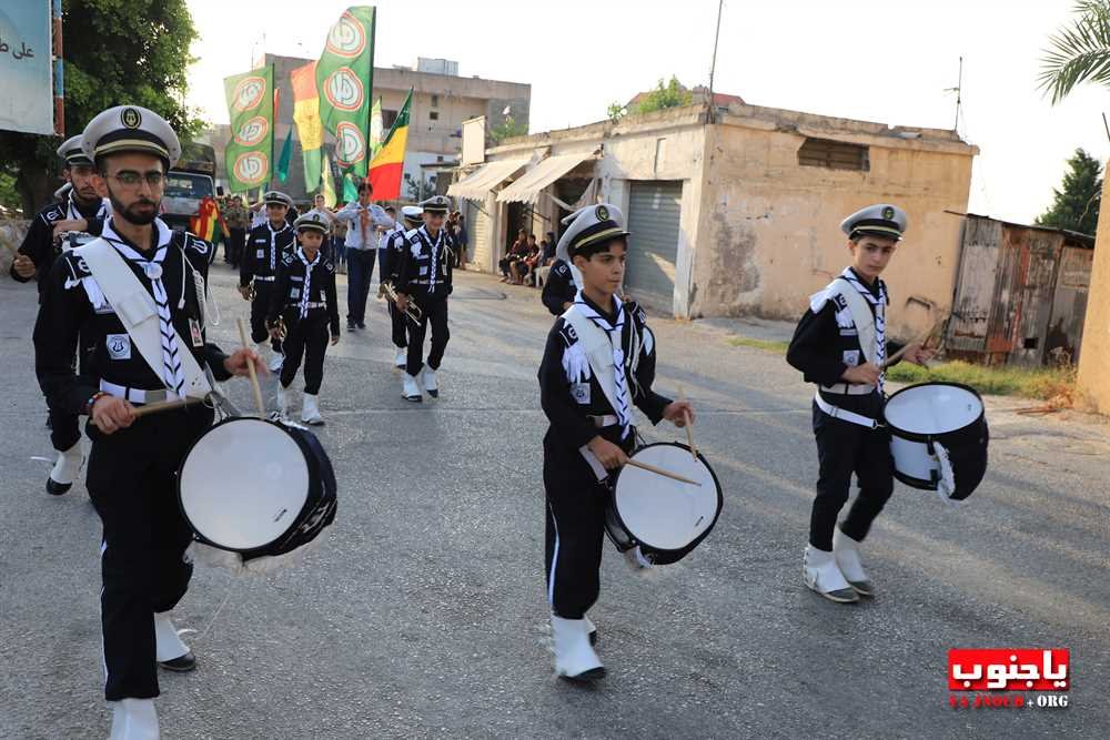 في اجواء ذكرى تغييب الإمام القائد السيد موسى الصدر مسيرة كشفية لجمعية كشافة الرسالة الإسلامية فوج الإمام المهدي 