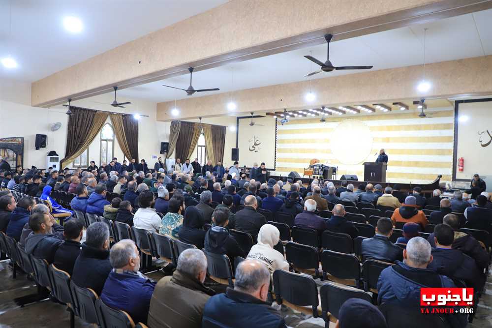 بلدة طيردبا أحيت ثلاث مناسبات أربعين ومناسبتي ذكرى سنوية في حسينية السيدة زينب (ع) ..