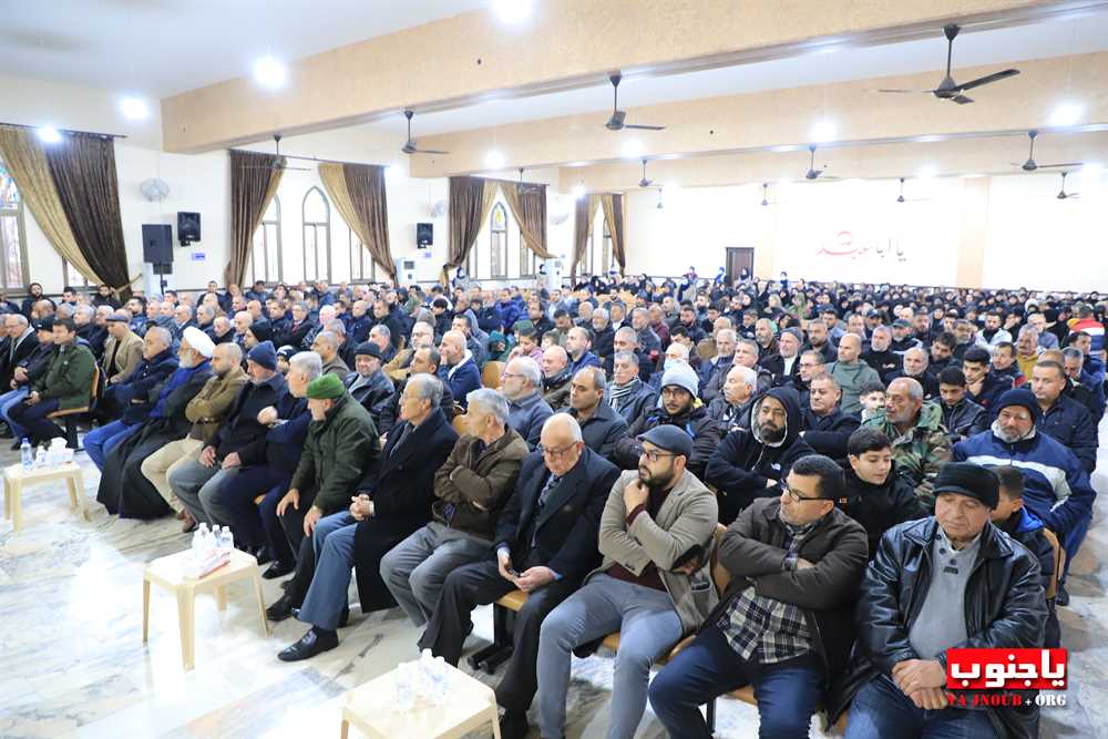 بلدة طيردبا أحيت ثلاث مناسبات أربعين ومناسبتي ذكرى سنوية في حسينية السيدة زينب (ع) ..