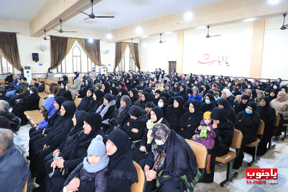 بلدة طيردبا أحيت ثلاث مناسبات أربعين ومناسبتي ذكرى سنوية في حسينية السيدة زينب (ع) ..