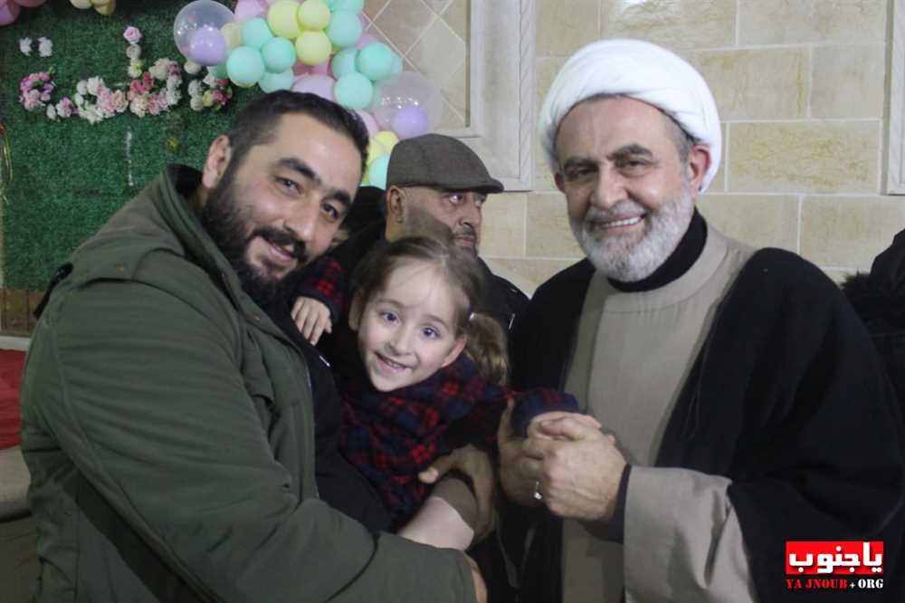 حفل تكليف ومولد بمناسبة ولادة السيدة الزهراء عليها في مجمع أبي الفضل العباس عليه السلام في بلدة عدلون