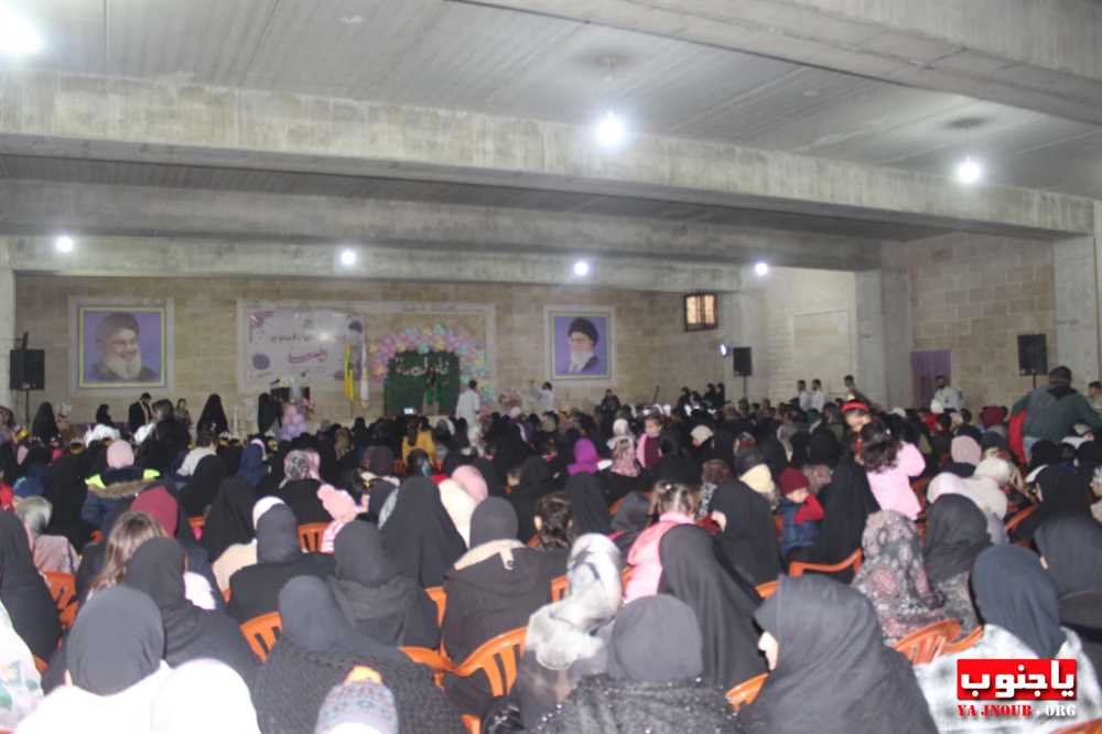 حفل تكليف ومولد بمناسبة ولادة السيدة الزهراء عليها في مجمع أبي الفضل العباس عليه السلام في بلدة عدلون