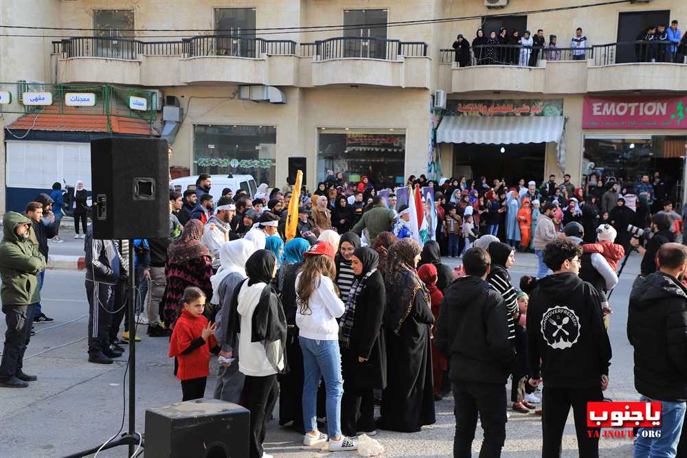   طيردبا : بالصور مسيرة كشفية و عرض رابيل 