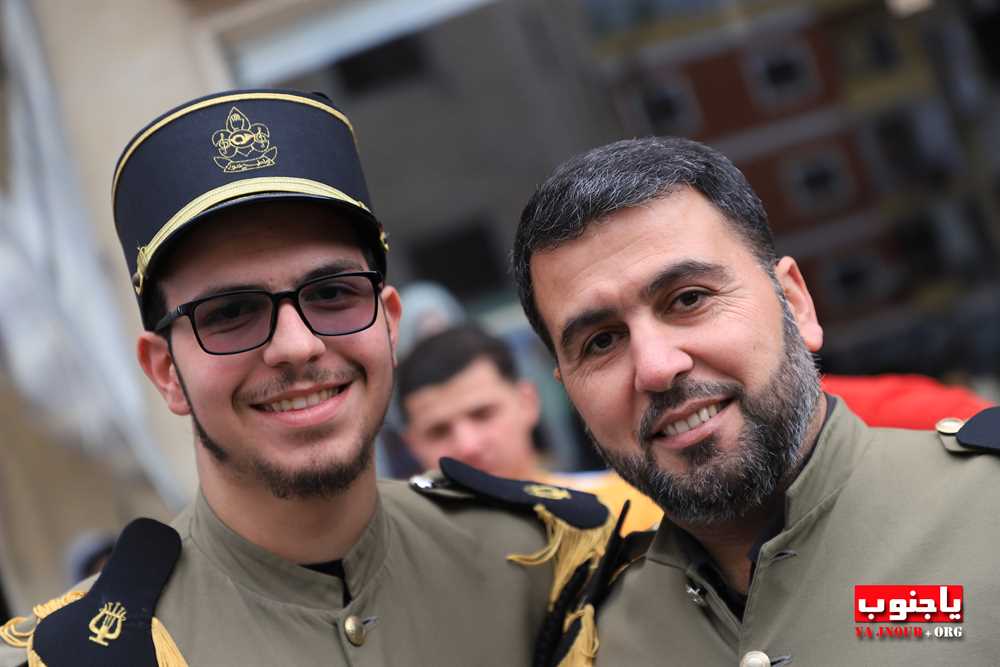   طيردبا : بالصور مسيرة كشفية و عرض رابيل 