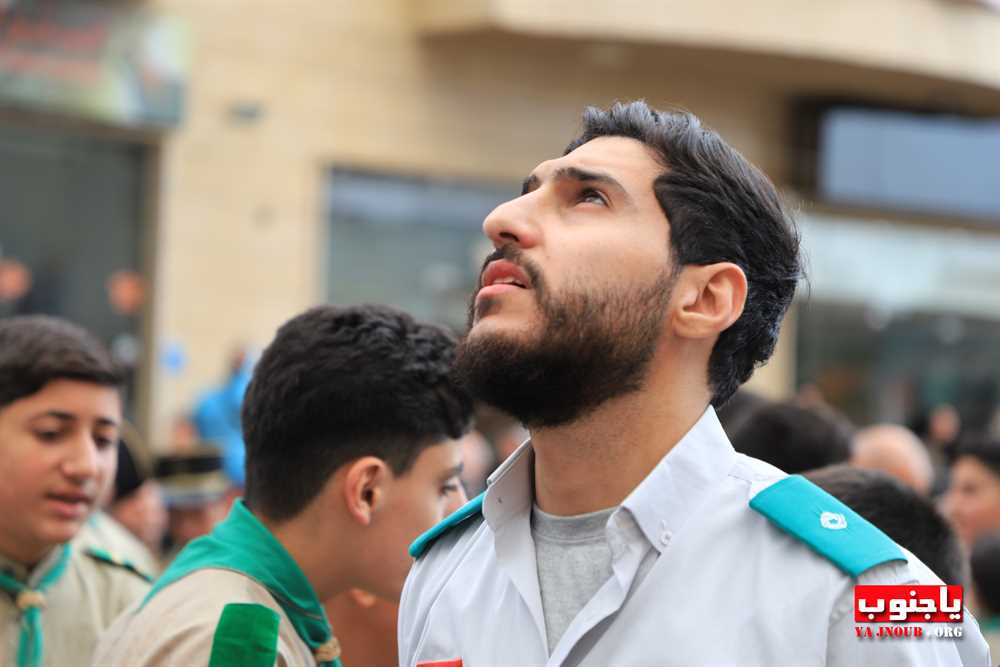   طيردبا : بالصور مسيرة كشفية و عرض رابيل 