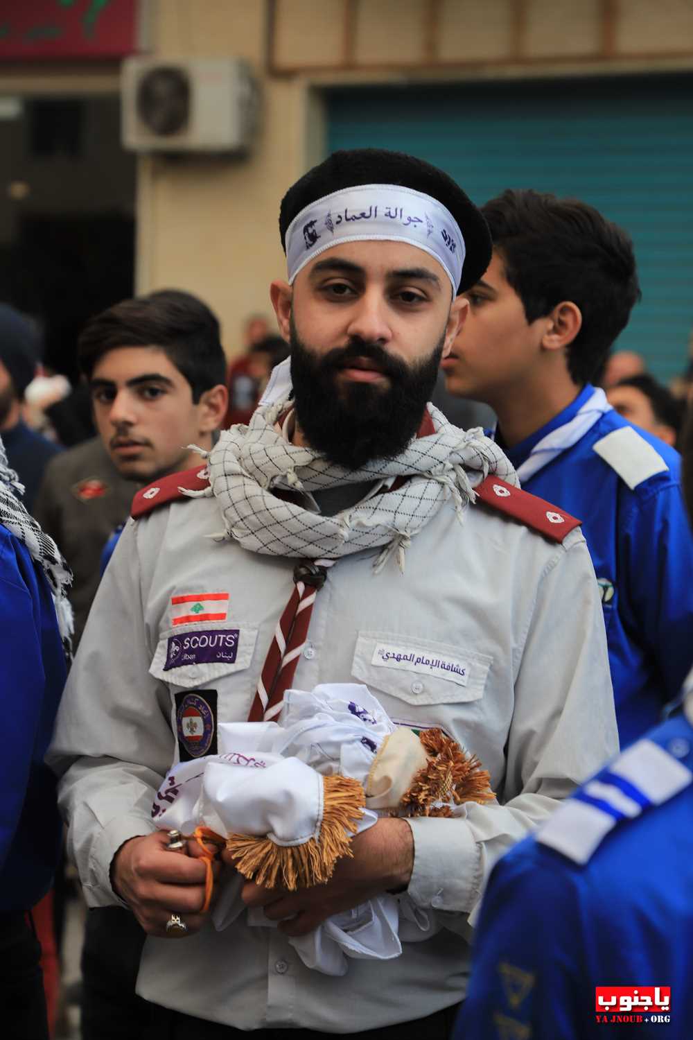   طيردبا : بالصور مسيرة كشفية و عرض رابيل 