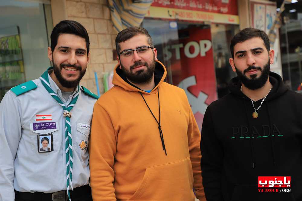   طيردبا : بالصور مسيرة كشفية و عرض رابيل 