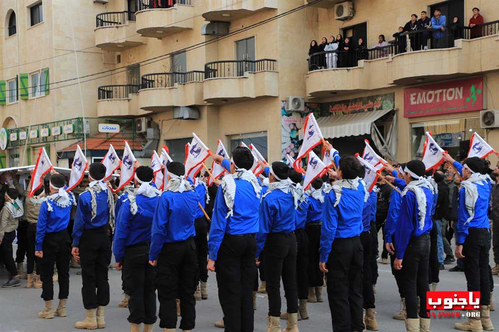 طيردبا : بالصور مسيرة كشفية و عرض رابيل 