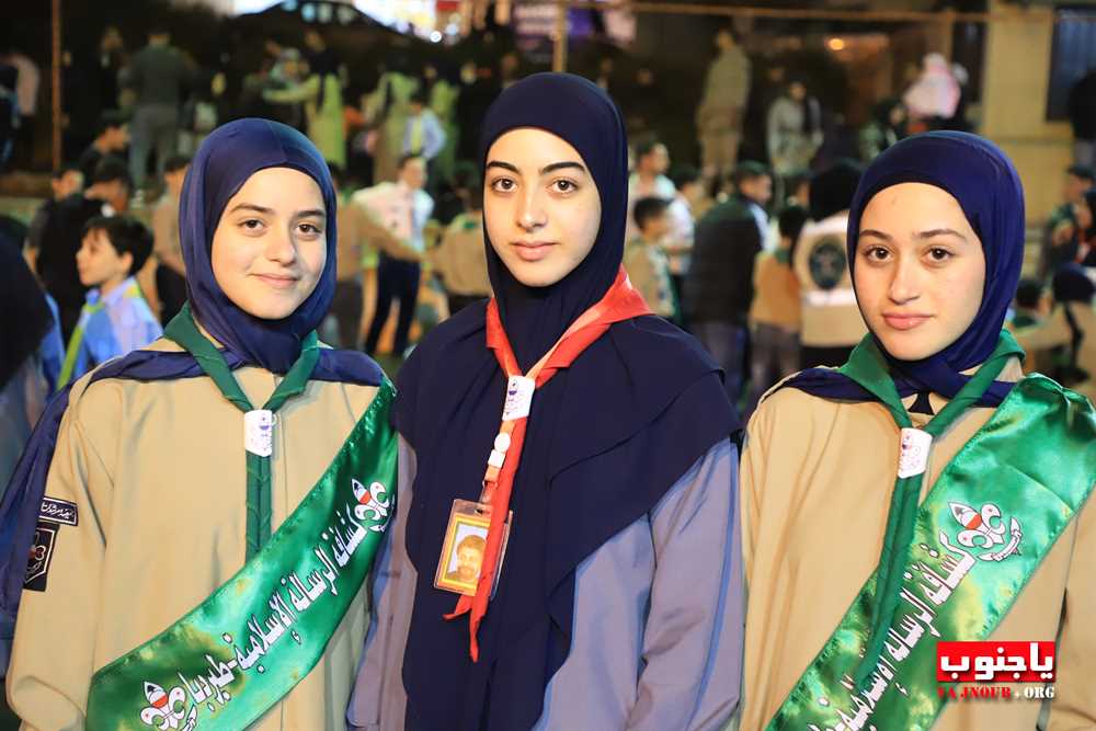 طيردبا : مسيرة كشفية لكشافة الرسالة الإسلامية بمناسبة ولادة الإمام الحسن 