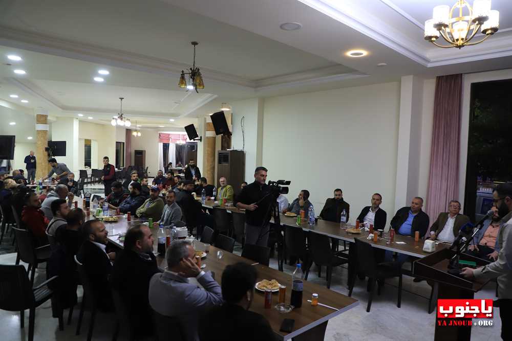 بالصور : الإفطار السنوي الأول لمديري المواقع و الصفحات الإلكترونية الإخبارية التي أقامته منطقة جبل عامل الأولى في الجنوب  